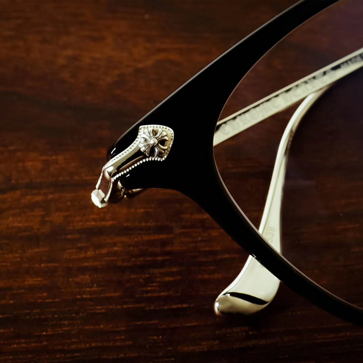 Chrome Hearts/克罗心 关晓彤同款眼镜 近视眼镜框 光学眼镜架 男女通用款 款号BONENNOISSEURII
