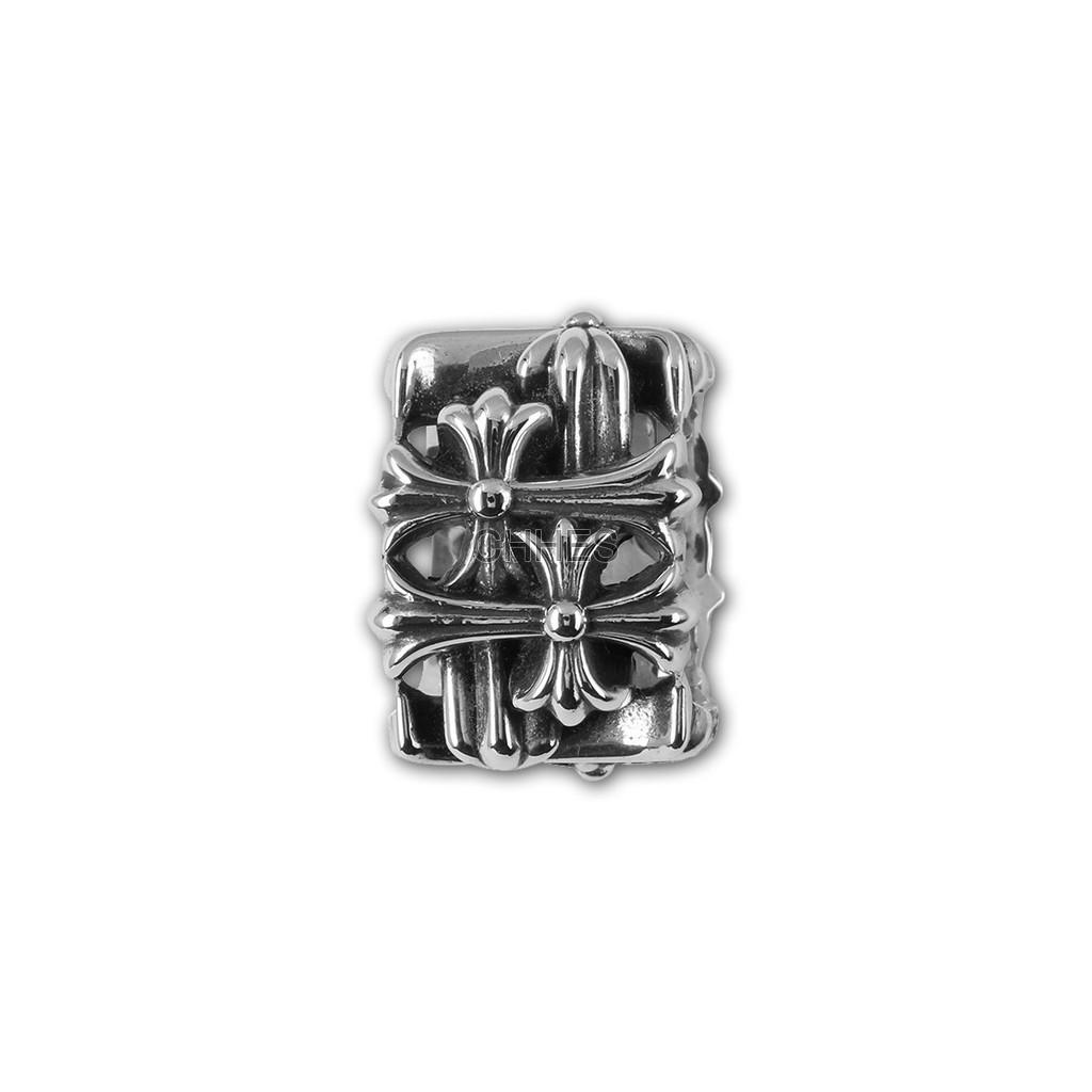 Chromehearts 克罗心方形坟墓 葬墓十字架戒指