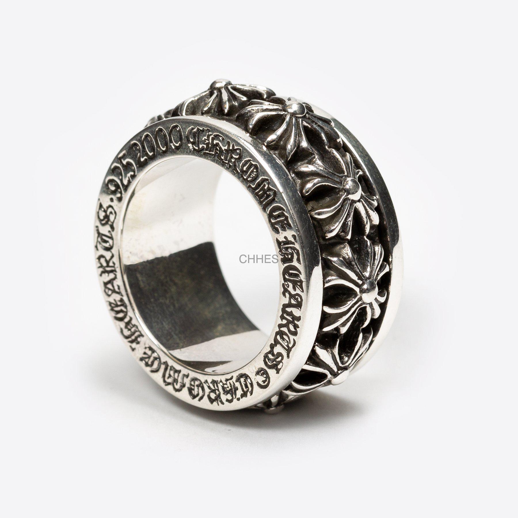 Chromehearts 克罗心十字花旋转戒指 Chromehearts 克罗心十字花旋转戒指