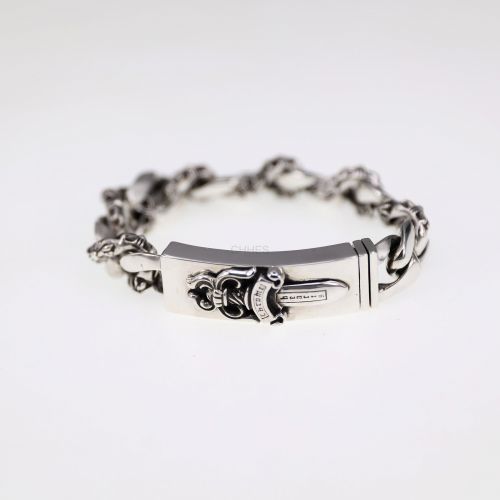 Chrome hearts 克罗心 宝剑半花ID手链