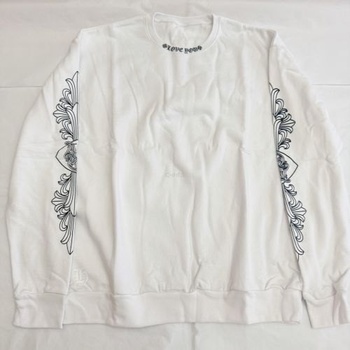 Chrome hearts 克罗心  限定白色藤蔓爱心卫衣M码现货
