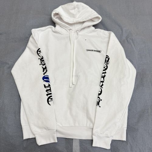 克罗心Chrome hearts 蓝色滚石大舌头连帽卫衣现货M码一个